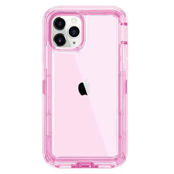 Wholesale Hard PC TPU 3 in 1 Heavy Duty Armor Full Shock Protection Clear Cell Phone Case for iPhone 15 14 13 Pro Max