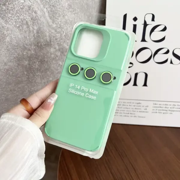 Camera Glass Suit Case for iPhone 15 pro Luxury Shockproof Silicon phone case for iPhone 15 14 13 12