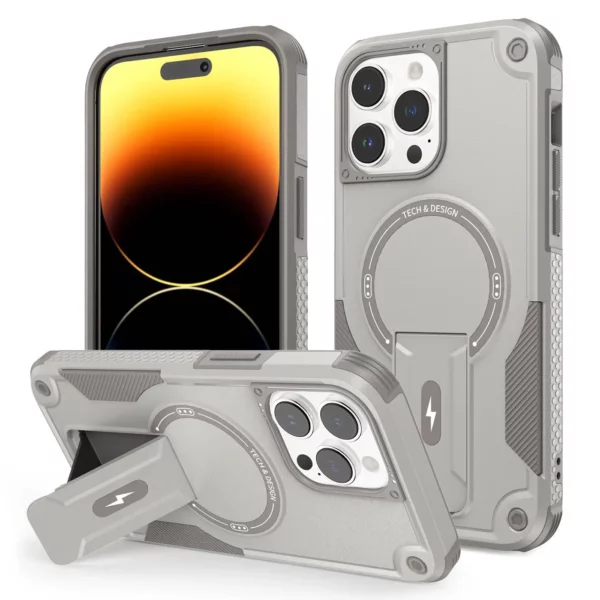 Armor Robot Defender Case with kickstand Heavy Duty Hard 2 in 1 Shockproof Phone Case For Apple iPhone 15 14 13 12 Plus Pro Max